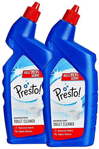 Amazon Brand - Presto! Toilet Cleaner - 1 L (Pack of 2)
