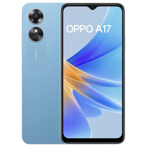 Oppo A17 (Lake Blue, 4GB RAM, 64GB Storage) with No Cost EMI/Additional Exchange Offers