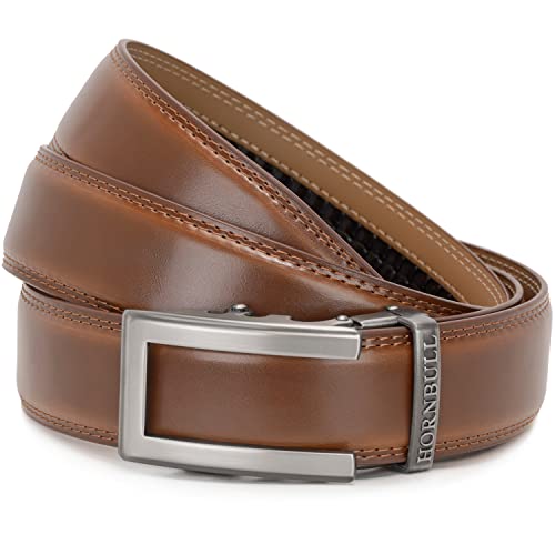 HORNBULL Riga Leather Belt for Men | Mens Belt Autolock | Formal and Casual Leather Belt…
