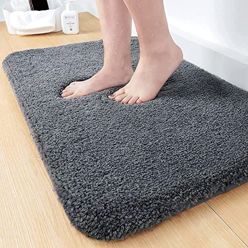 SKIVE India Microfiber Solid Anti Skid Water Absorbent Washable Doormat 40X60 Cm, Large Rectangle