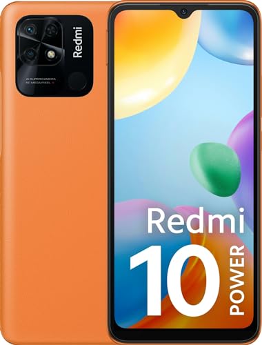 Redmi 10 Power (Sporty Orange, 8GB RAM, 128GB Storage)
