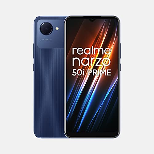 (Refurbished) Realme Narzo 50i Prime (Dark Blue,4GB RAM, 64GB Storage)