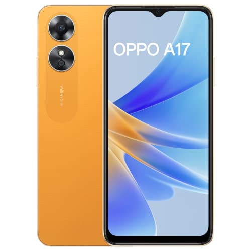 (Refurbished) OPPO A17 (Sunlight Orange, 4GB RAM, 64GB Storage)