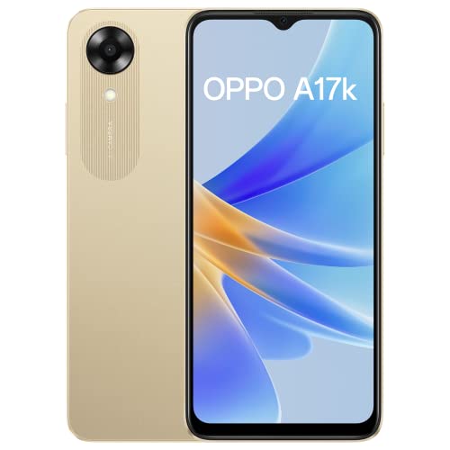 (Refurbished) Oppo A17k (Gold, 3GB RAM, 64GB Storage) with No Cost EMI/Additional Exchange Offers