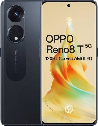 (Refurbished) Oppo Reno 8T 5G (Midnight Black, 8GB RAM, 128GB Storage)