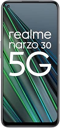 (Refurbished) realme Narzo 30 5G (Racing Silver, 6GB RAM, 128GB Storage) Without Offers
