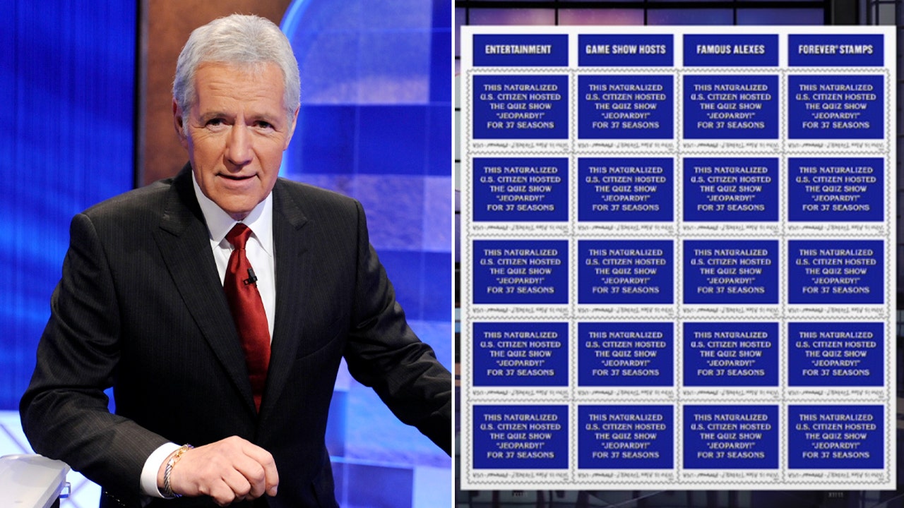 Late ‘Jeopardy!’ host Alex Trebek honored with USPS ‘Forever stamp